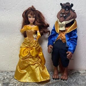Princess Belle with Chip and Beast Classic Doll Set ~ Beauty & the Beast